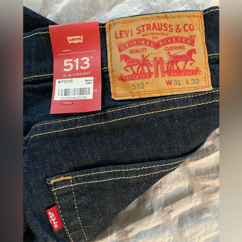 Levi’s 513 Slim Straight Jeans 31x30